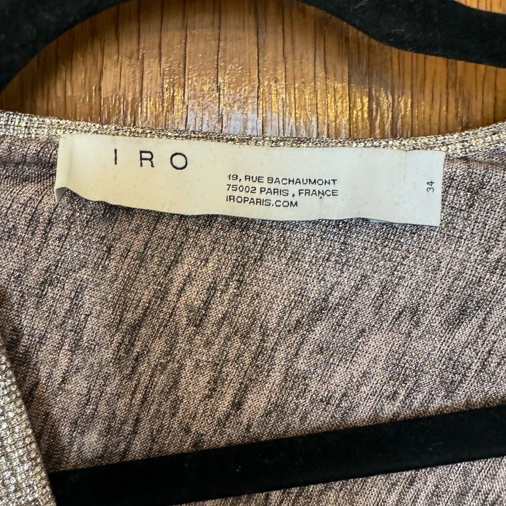 IRO Metallic Dress Cilty